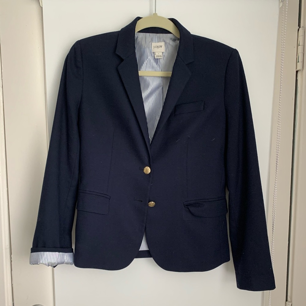 Navy blue J Crew blazer